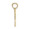 Black Bow Jewelry 14k Yellow Gold 15 Inside Cut Out Heart Frame Pendant, 19mm - 2 of 4