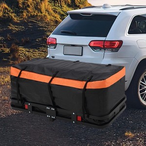 60" x 24" x 6" Heavy-Duty Hitch Cargo Carrier Basket with 500LB Capacity ¨C Includes Waterproof Bag, Cargo Net & - 1 of 4
