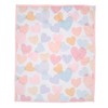 Bedtime Originals Rainbow Hearts Pink/Purple 3-Piece Baby Crib Bedding Set - 3 of 4