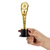 Juvale Pack of 12 Mini Award Trophies - Plastic Movie Film Buff Trophy - Trophies for Kids - Great for Teachers, Gold, Black - 4 of 4