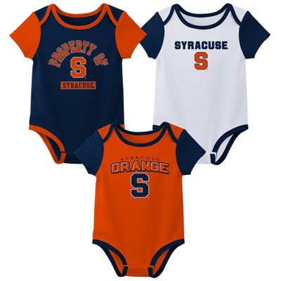 Image of NCAA Syracuse Orange Infant 3pk Bodysuit - 0-3M