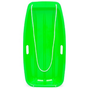 Best Choice Products 35in Kids Outdoor Plastic Sport Toboggan Winter Snow Sled Board w/ Pull Rope, 2 Handles - 1 of 4