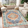 Washable Rugs for Living Room, No Pile Boho Carpet for Entryway, Bedroom, Dinning Room - 2 of 4