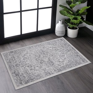 Vynxaria LOOM & LUXE 2' x 3' Abstract Area Rug - Stylish, Stain-Resistant, Non-Shedding - 1 of 1
