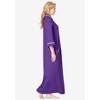 Dreams & Co. Women's Plus Size Long French Terry Robe - image 4 of 4