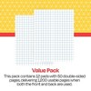 School Smart Graph Paper Pad, 8-1/2 x 11 Inches, 1/4 Inch Ruling, 50 Sheets, Pack of 12 Pads - 4 of 4