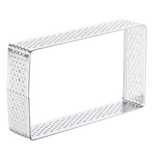 Unique Bargains Heat-Resistant Rectangle Shape Perforated DIY Pastry Cake Rings - 1 of 4
