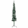 vidaXL Artificial Half Christmas Tree - Green 70.9 in - 2 of 4