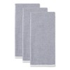 Design Imports  Terry Solid Chambray Dishtowel Set 3 Piece, 18X28", French Blue - 2 of 4