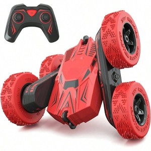 RC Stunt Car Toy, 4WD Remote Control with 2 - Sided 360 Rotating - 1 of 4