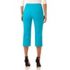 Rekucci Women's Ease into Comfort Capri with Button Detail - 3 of 4