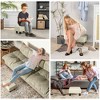 NicBex 33.75 Inch Ottoman Bench Modern Linen Ottoman with Wooden Frame, End of Sofa Footrest for Living Room, Bedroom, Entryway - 3 of 4