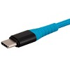 Monoprice Nylon Braided USB C to USB A 2.0 Cable - 1.5 Feet - Blue | Type C, Durable, Fast Charge for Samsung Galaxy S10/ Note 8, LG V20 and - - 3 of 4