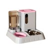 2-in-1 Automatic Cat Feeder Dual Transparent Tanks with Water Dispenser - 2 of 2