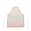 Unique Bargains Christmas Aprons Christmas Celebration in English Tree Carrier Linen Red Black Green Beige 21.65"x26.77" 1 Pcs - 4 of 4