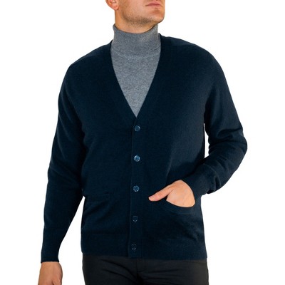 Lona Scott Men's Classic Cashmere Cardigan