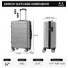 20 inch Expandable Hard Shell Carry On Luggage with Spinner Wheels, Hardside Carry On Suitcase with Tsa Lock, Lightweight Hardshell Suitcase - 2 of 4
