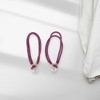 Unique Bargains Curtain Tiebacks Faux Pearl Strand Polyester Purple 2 Pcs - 2 of 3