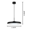 Eglo Lighting Alpicella 1 - Light Pendant in  Matte Black - 3 of 4