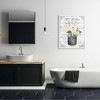 Stupell Industries Vintage Parisian Bathroom Floral Bouquet White Flowers, 30" x 40" - 2 of 4