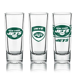 NFL Shot Glass, 6-Pack Set, with Multiple Designs - New York Jets - 1 of 1