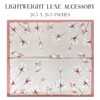 Wrapables Satin Neckerchief Square Scarf 26.5 x 26.5 Inches, Pink Magnolia - 2 of 4
