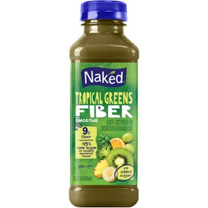 Naked Juice Tropical Greens Fiber Smoothie - 15.2 fl oz - 1 of 4