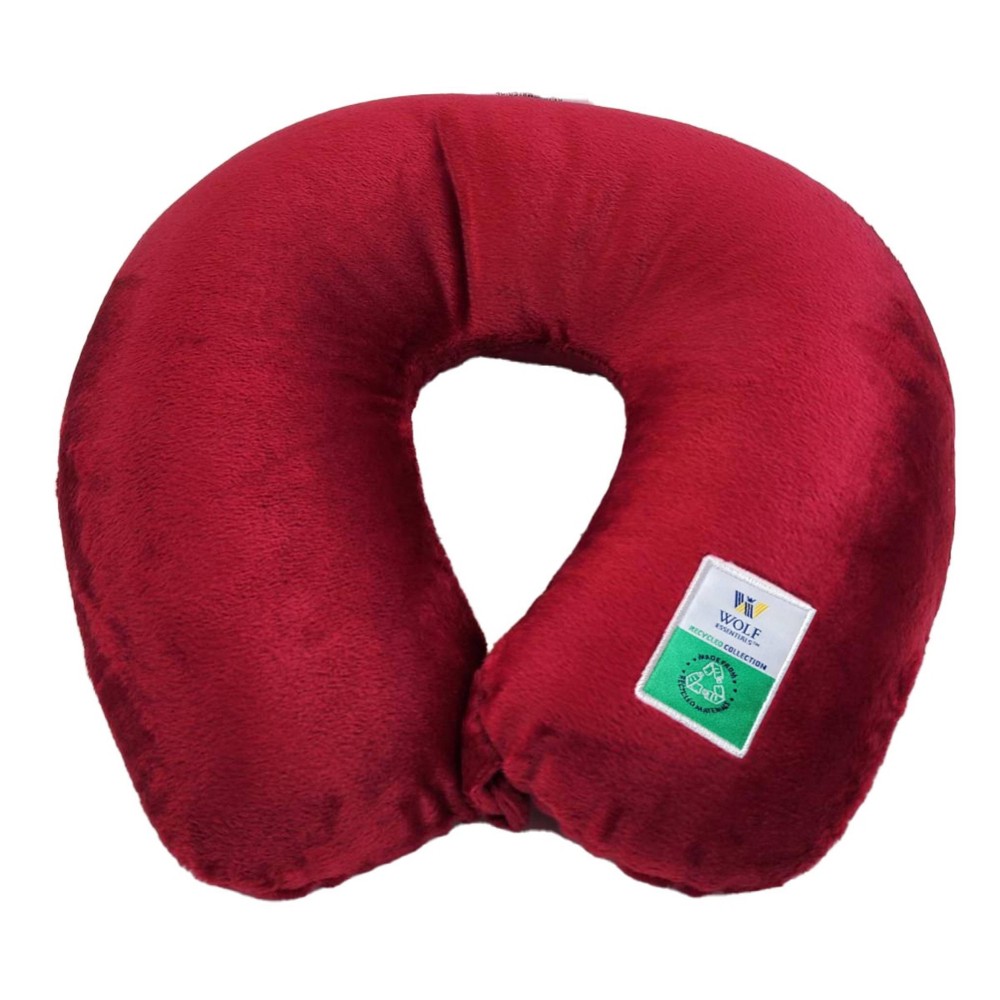 Photos - Travel Accessory WOLF Recycled Travel Neck Pillow - Ruby shell 