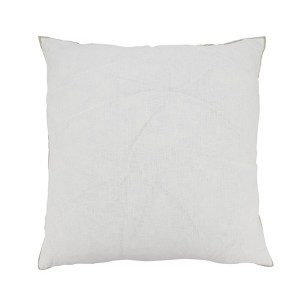 Saro Lifestyle Stonewashed Stitched Edge Down Filled Throw Pillow - 1 of 3