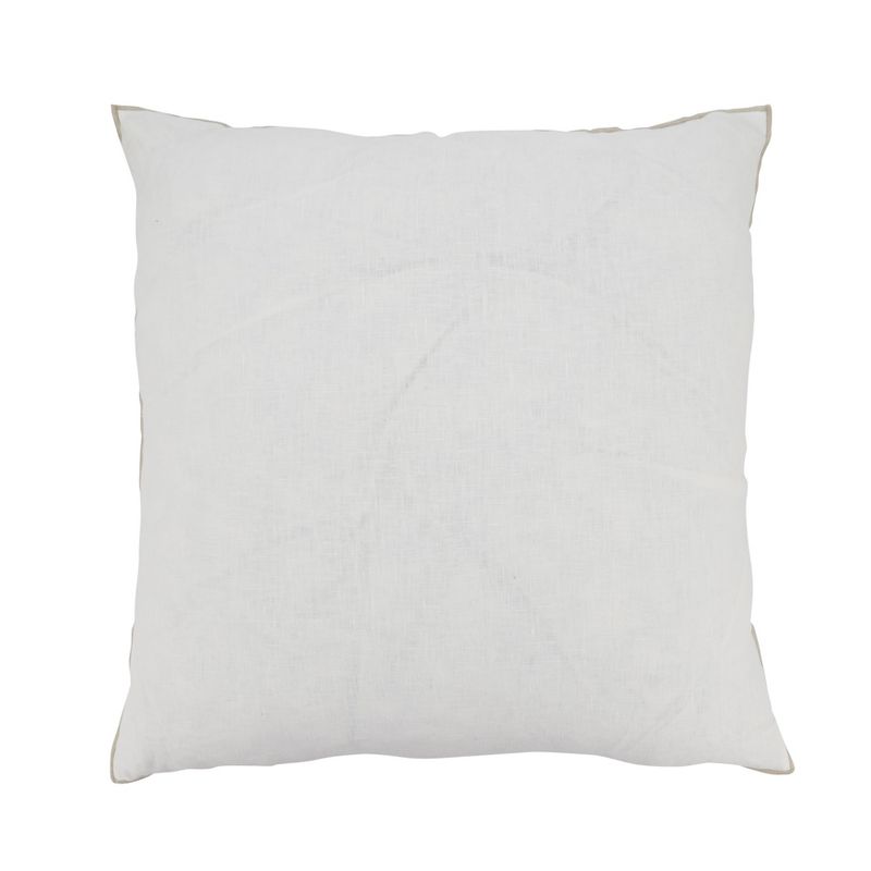 Saro Lifestyle Stonewashed Stitched Edge Down Filled Throw Pillow, 1 of 4