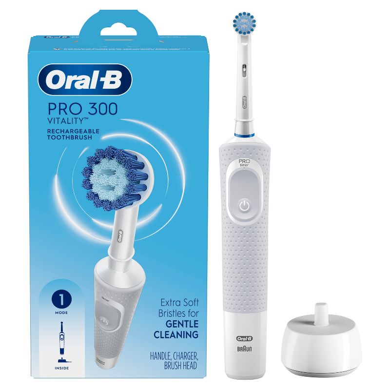 Oral-B Pro 300 Vitality Electric Toothbrush - Trial Size - White, 3 of 10