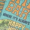 American Art Decor 20"x20" Tiki Bar Round MDF Wall Plaque - 4 of 4