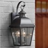 Millhouse 1-Light Mystic Black Outdoor Wall Lantern - 3 of 4