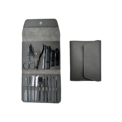 LOVELAY CREATIONS 16-Piece Stainless Steel Nail Care Kit