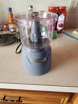  Hamilton Beach Electric Vegetable Chopper & Mini Food Processor,  3-Cup, 350 Watts, for Dicing, Mincing, and Puree, Black (72850): Home &  Kitchen