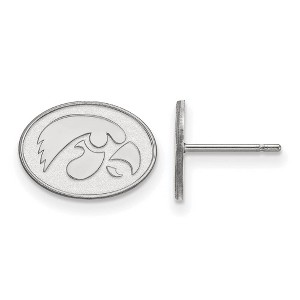 Black Bow Jewelry Sterling Silver Iowa Hawkeyes NCAA Post Earrings - 1 of 3