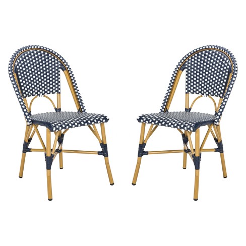 Salcha Indoor Outdoor French Bistro Stacking Side Chair Safavieh