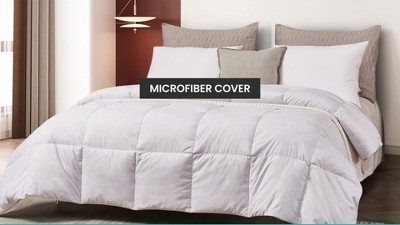 King Ivory Down Microfiber All Season Comforter
