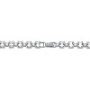 Guili Sterling Silver Rhodium Plated Clear Cubic Zirconia Modern Tennis Bracelet, Elegant Design with Sparkling Stones for a Timeless Look - 2 of 3