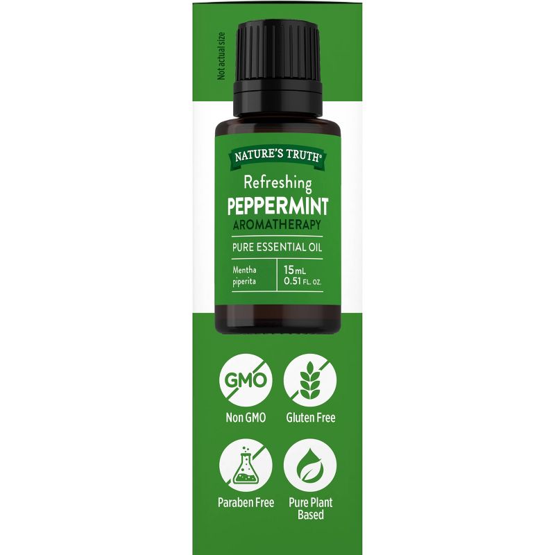 Nature&#39;s Truth Peppermint Aromatherapy Essential Oil - 0.51 fl oz, 3 of 10
