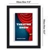 Americanflat Floating Frame for Playbills - Composite Wood & Plexiglass - 9.5" x 12.5"  - Black - 2 of 4