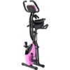VisioGear Folding Exercise Bike with Adjustable Resistance, Arm Bands and Backrest, Pink, 25"*19.7"*47.6" - 2 of 4