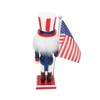 Saro Lifestyle Bold Patriotic Nutcracker Displaying National Pride, 10", Multicolored - 2 of 3