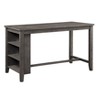 NicBex Dining Table Set for 4 Multifunctional Counter Height Table with 4 Upholstered Nailhead Trim Stools for Kitchen - 4 of 4
