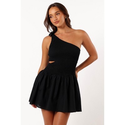 Allison One Shoulder Mini Dress - Black Xl : Target