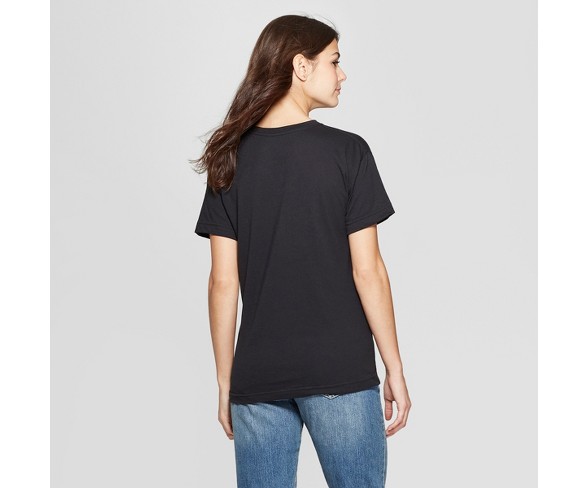 Women's Johnny Cash Short Sleeve T-Shirt - (Juniors') - Black XS