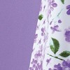 Collections Etc Lilac Printed 2-pc Pack Gowns - 4 of 4