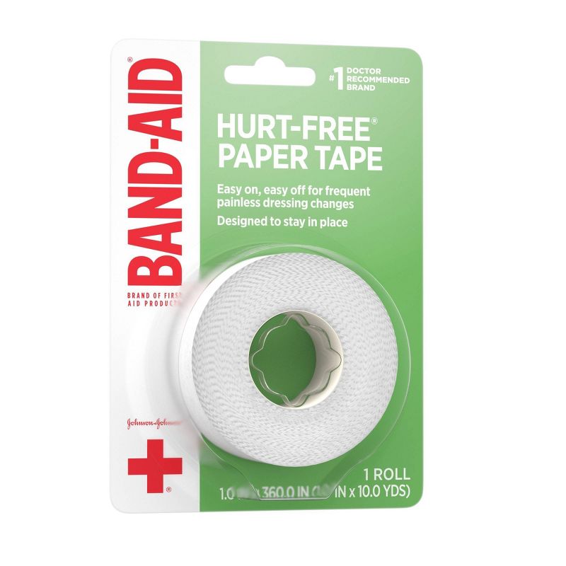 Johnson &#38; Johnson Band-Aid Brand First Aid Hurt-Free Medical Paper Tape - 1in x 10 yd, 6 of 17