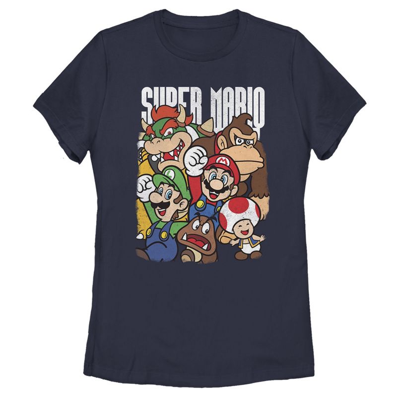 Women's Nintendo Super Mario Party T-Shirt, 1 of 5