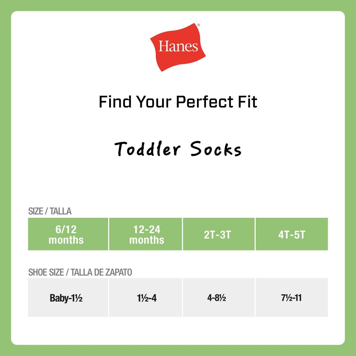 Hanes Toddler Girls' 10pk Ankle Socks - Colors May Vary - thumbnail 4